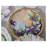 Antique and Vintage Hand Painted Porcelain Serving and Display Assortment