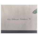 Amazing Fine Art Print on Grocery Bag Paper - Richard Guindon - Sale