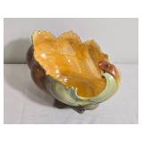 Brilliant Antique Austrian Handpainted Porcelain Footed Bowl - MZ Austria