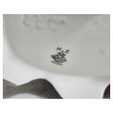 Brilliant Antique Austrian Handpainted Porcelain Footed Bowl - MZ Austria