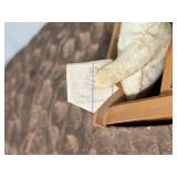 Contemporary Mixed Media Sculptural Tower with Figurative Window Scene