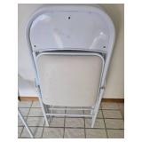 White Folding Chair Set - (4)
