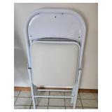 White Folding Chair Set - (4)