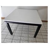 Contemporary Black & White Side Table
