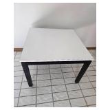 Contemporary Black & White Side Table