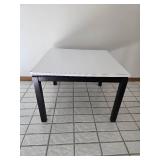Contemporary Black & White Side Table
