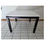 Contemporary Black & White Side Table