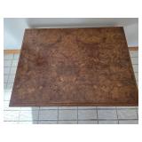 Vintage Mid-Century Modern Accent Table with Cane Lower Shelf Accent