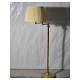 Classic Brass Adjustable Reading Floor Lamp