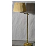 Classic Brass Adjustable Reading Floor Lamp