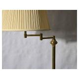 Classic Brass Adjustable Reading Floor Lamp