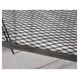 Black Pressed Metal Outdoor/Patio Side Table Set - (3)