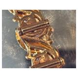 14K Yellow Gold Diamond Floral Vine Bracelet