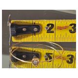 Gold Tone Diamond Accent Heart Bangle Bracelet