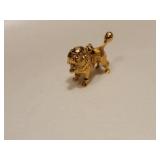 14K Yellow Gold Poodle Dog Charm ~ 17g