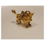 14K Yellow Gold Poodle Dog Charm ~ 17g