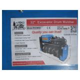 Raytree 32" Excavator Forestry Drum Mulcher