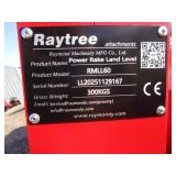 Raytree 72" Skid Steer Land Leveler w/Hydraulic Soil Conditioner