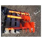 Raytree Skid Steer Auger w/6" 12" 18" Augers