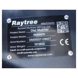 Raytree 70" Skid Steer Disc Mulcher