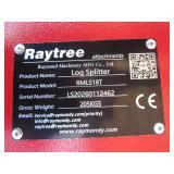 Raytree Skid Steer Log Splitter