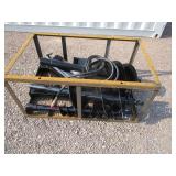 Mower King Skid Steer Auger w/6" 12" 18" Bits