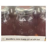 SD 1 - HH Blackberry Juice Drink - Glass 7.9 oz Bottles - 24-Pack