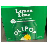 BP - OLIPOP Lemon Lime Soda - 12 Fl Oz Cans - 4-Pack (Lot of 2)