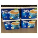 Maxwell House French Vanilla Cafe Decaf Sugar Free Mix Lot of 4