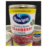 RI 4 - Ocean Spray Whole Berry Cranberry Sauce - Set of 8 Cans