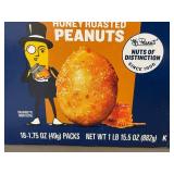 RI 2 - Planters Honey Roasted Peanuts - 18-Pack 1.75 oz Each (Net Wt 1 lb 15.5 oz / 882 g)