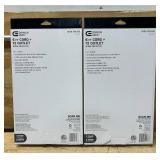 Commercial Electric 6 FT Cord + 12 Outlet Surge Protector lot of 2