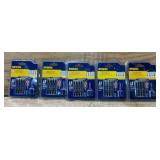 Irwin Impact Double-Ended Power Bits lot of 5