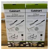 Cuisinart 8-Piece Griddle Breakfast & Crepe Set lot of 2