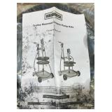 Roughneck Mobile Air-Operated Grease Pump Kit, 50:1 Ratio, 150 PSI, Fits 120-Lb. Drums, Includes 7ft. Hose Msrp $699.99