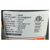 NorthStar Portable Quiet Electric Air Compressor, 1.5 HP, 8-Gallon, 4 CFM @ 90 PSI #53009 Msrp $449.99