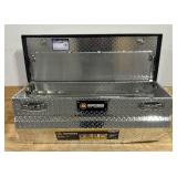 Northern Tool + Equipment Truck Toolbox, 47.75in. x 15.75in. x 20in. x 18in., Aluminum, Diamond Plate, Pull Handle Latches #41887 Msrp $369.99