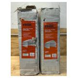 Ironton 10ft. x 20ft. Outdoor Canopy Tent Enclosure Kit, White lot of 2