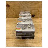 3in. Integrated LED Canless Recessed Light with White Trim, Silver and White Reflectors and CCT, (lot of 4)