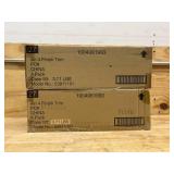 4 in. Adjustable CCT Integrated LED Recessed Light Trim Can Light with 4 Trim Color Trim Options 1000 Lumens Dimmable (lot of 8)