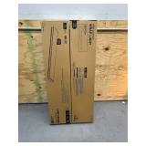 Commercial Electric 1-Pack 4 ft. 5200 Lumens LED Wraparound Light Garage Shop Light Office Warehouse Lighting 120-277V 4000K Bright White (lot of 2)