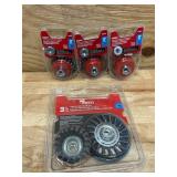 Mibro Wire brushes (lot of 4)