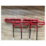 Eklind T-Handle Hex Keys (lot of 9)