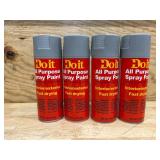 Do it Gray 10 Oz. All-Purpose Spray Paint (lot of 4)