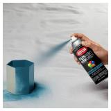 Krylon FUSION ALL-IN-ONE Satin Peacock Blue Spray Paint and Primer In One (lot of 4)