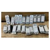 Leviton Switches and Dimmer lot of 20