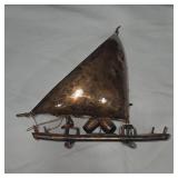 Bronze Sailboat Raft