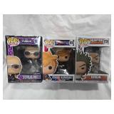 Lot of 3 Pop Figurines