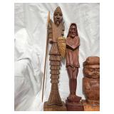 Set of 4 Don Quixte Figures