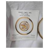 Japanese Floral Calander Collector Plate - Girls Doll Day Festival